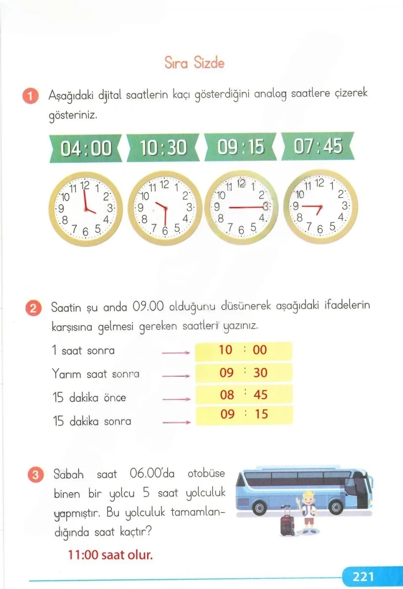 2. Sınıf Matematik Ders Kitabı Cevapları Tekno Artı Yayınları Sayfa 221 Çözüm Görseli