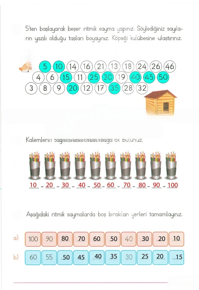 2. Sınıf Matematik Ders Kitabı Cevapları Tekno Artı Yayınları Sayfa 39 Çözüm Görseli