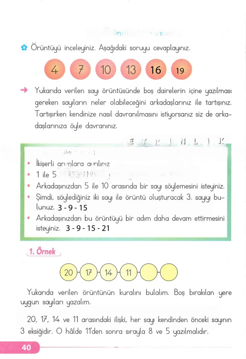 2. Sınıf Matematik Ders Kitabı Cevapları Tekno Artı Yayınları Sayfa 40 Çözüm Görseli