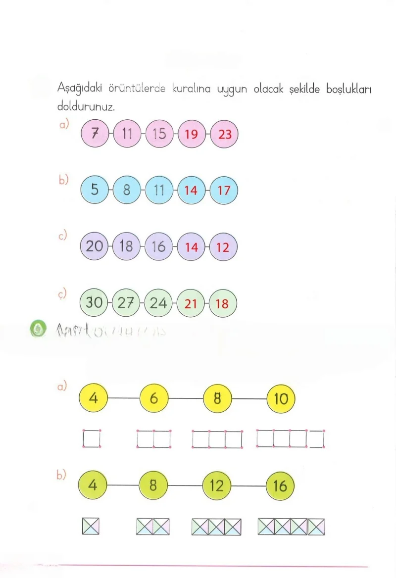 2. Sınıf Matematik Ders Kitabı Cevapları Tekno Artı Yayınları Sayfa 42 Çözüm Görseli