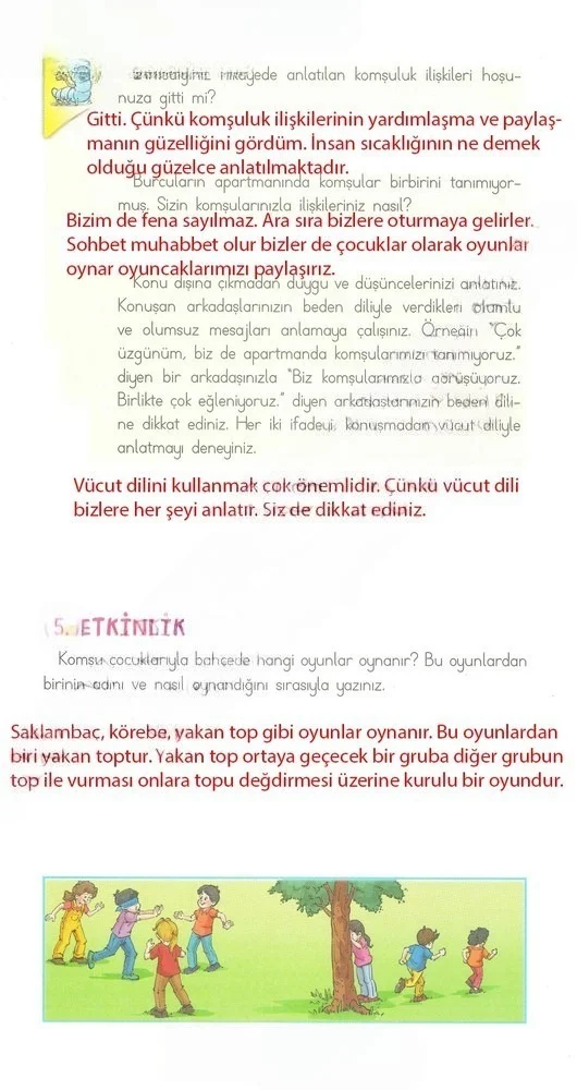 2. Sınıf Türkçe Ders Kitabı Cevapları Ada Matbaacılık Yayıncılık Sayfa 107 Çözüm Görseli