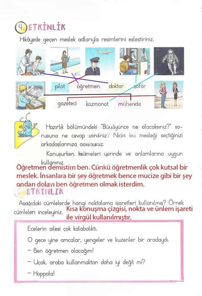 2. Sınıf Türkçe Ders Kitabı Cevapları Ada Matbaacılık Yayıncılık Sayfa 114 Çözüm Görseli