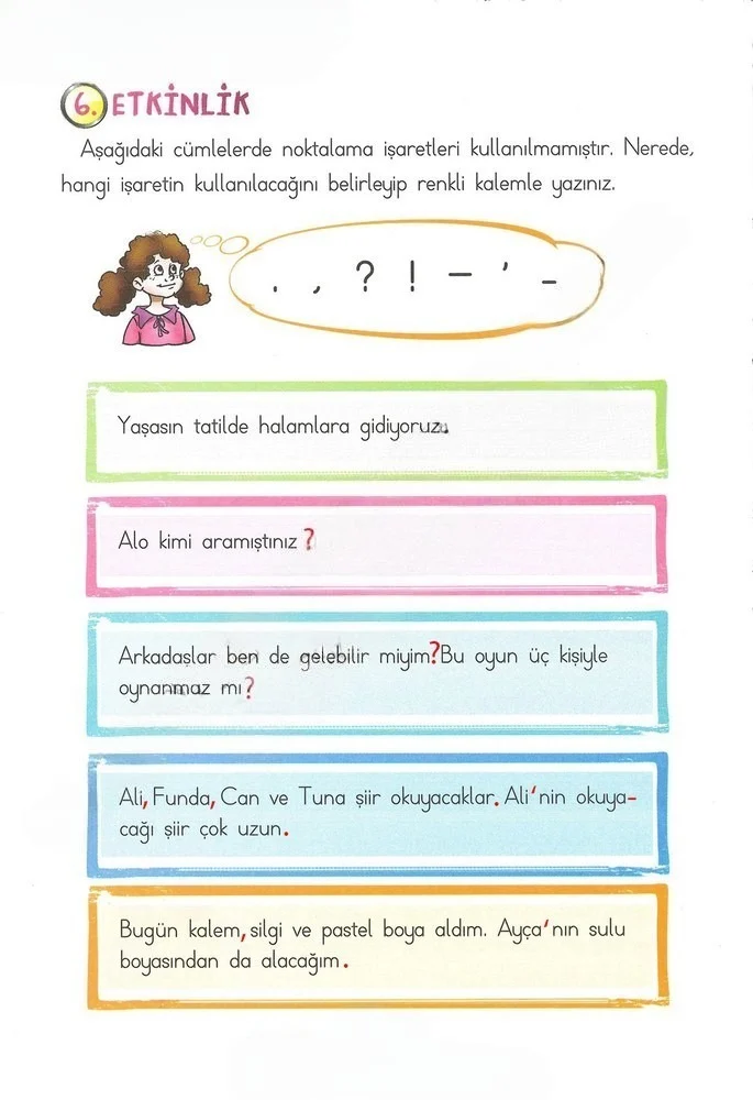 2. Sınıf Türkçe Ders Kitabı Cevapları Ada Matbaacılık Yayıncılık Sayfa 116 Çözüm Görseli