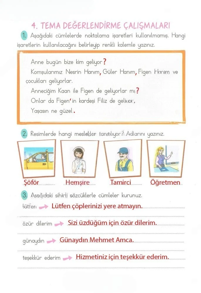 2. Sınıf Türkçe Ders Kitabı Cevapları Ada Matbaacılık Yayıncılık Sayfa 131 Çözüm Görseli