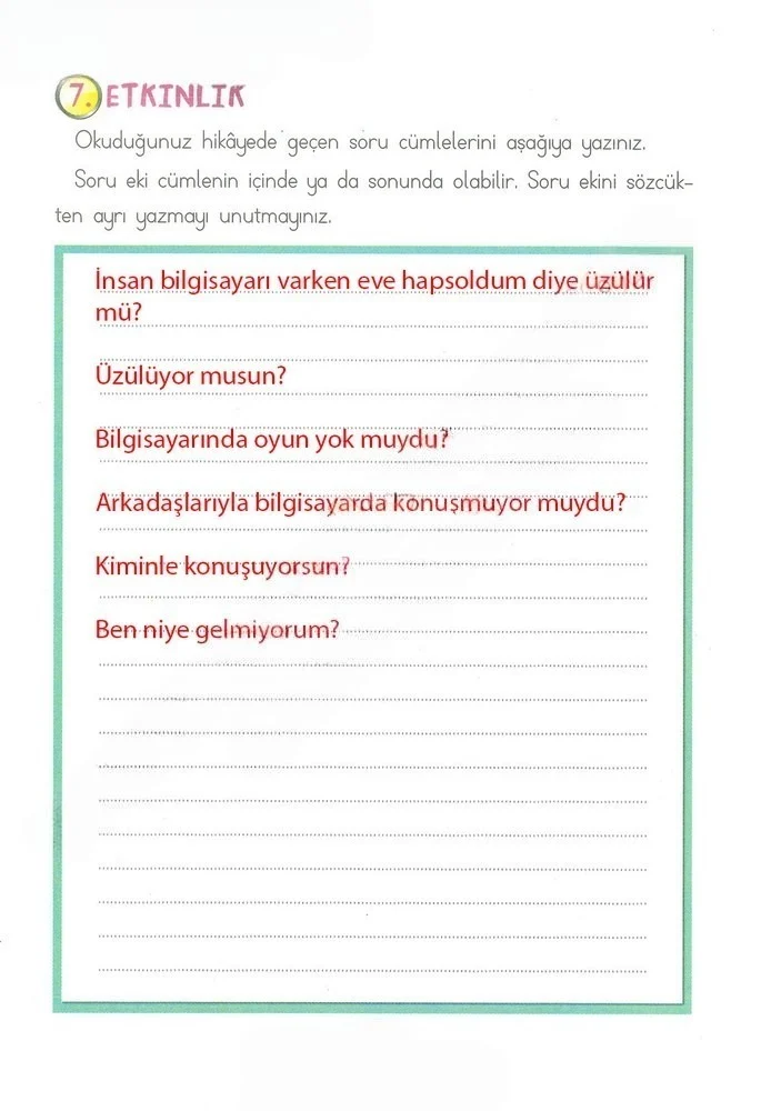 2. Sınıf Türkçe Ders Kitabı Cevapları Ada Matbaacılık Yayıncılık Sayfa 147 Çözüm Görseli