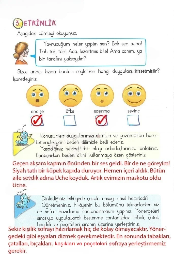 2. Sınıf Türkçe Ders Kitabı Cevapları Ada Matbaacılık Yayıncılık Sayfa 16 Çözüm Görseli