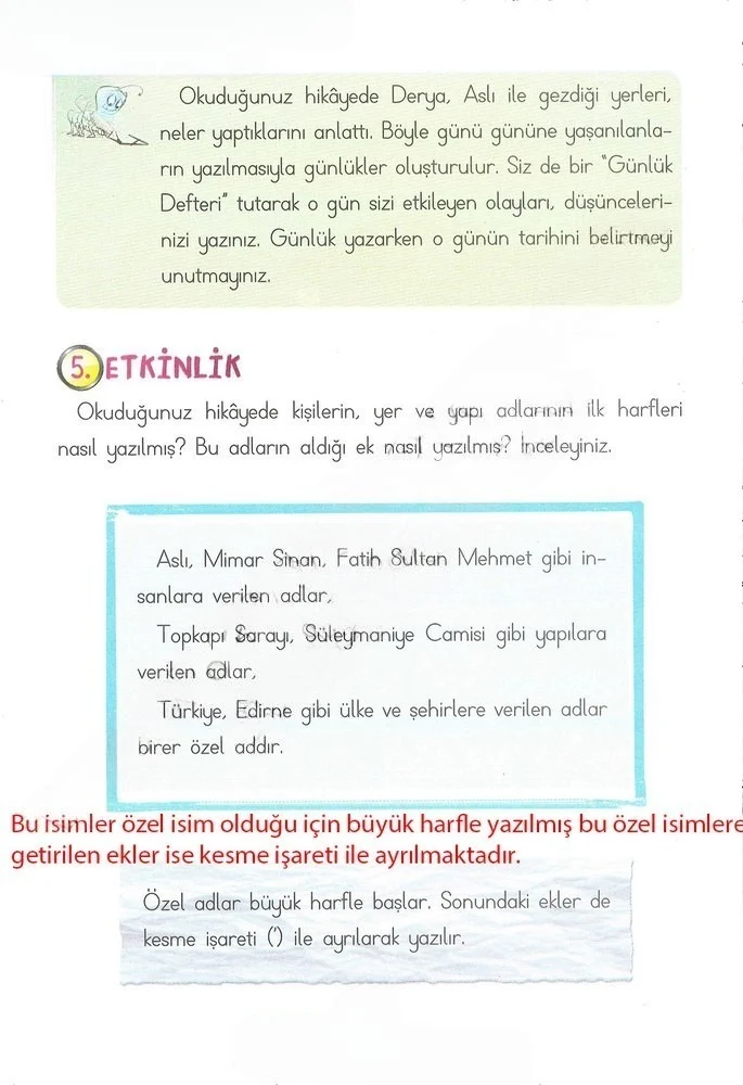2. Sınıf Türkçe Ders Kitabı Cevapları Ada Matbaacılık Yayıncılık Sayfa 54 Çözüm Görseli
