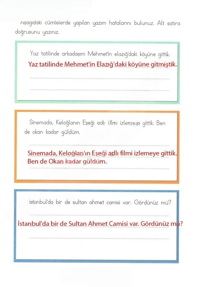 2. Sınıf Türkçe Ders Kitabı Cevapları Ada Matbaacılık Yayıncılık Sayfa 55 Çözüm Görseli
