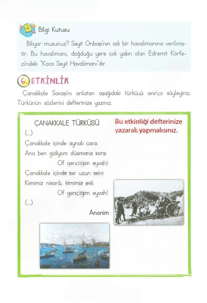 2. Sınıf Türkçe Ders Kitabı Cevapları Ada Matbaacılık Yayıncılık Sayfa 91 Çözüm Görseli