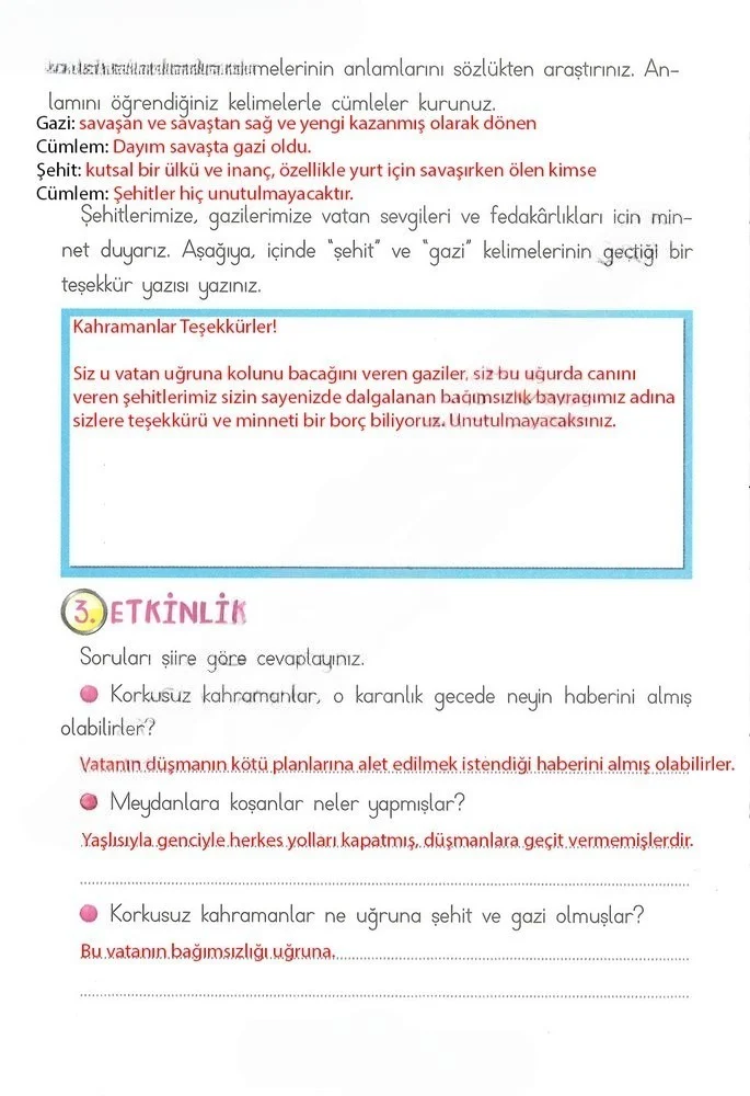 2. Sınıf Türkçe Ders Kitabı Cevapları Ada Matbaacılık Yayıncılık Sayfa 94 Çözüm Görseli