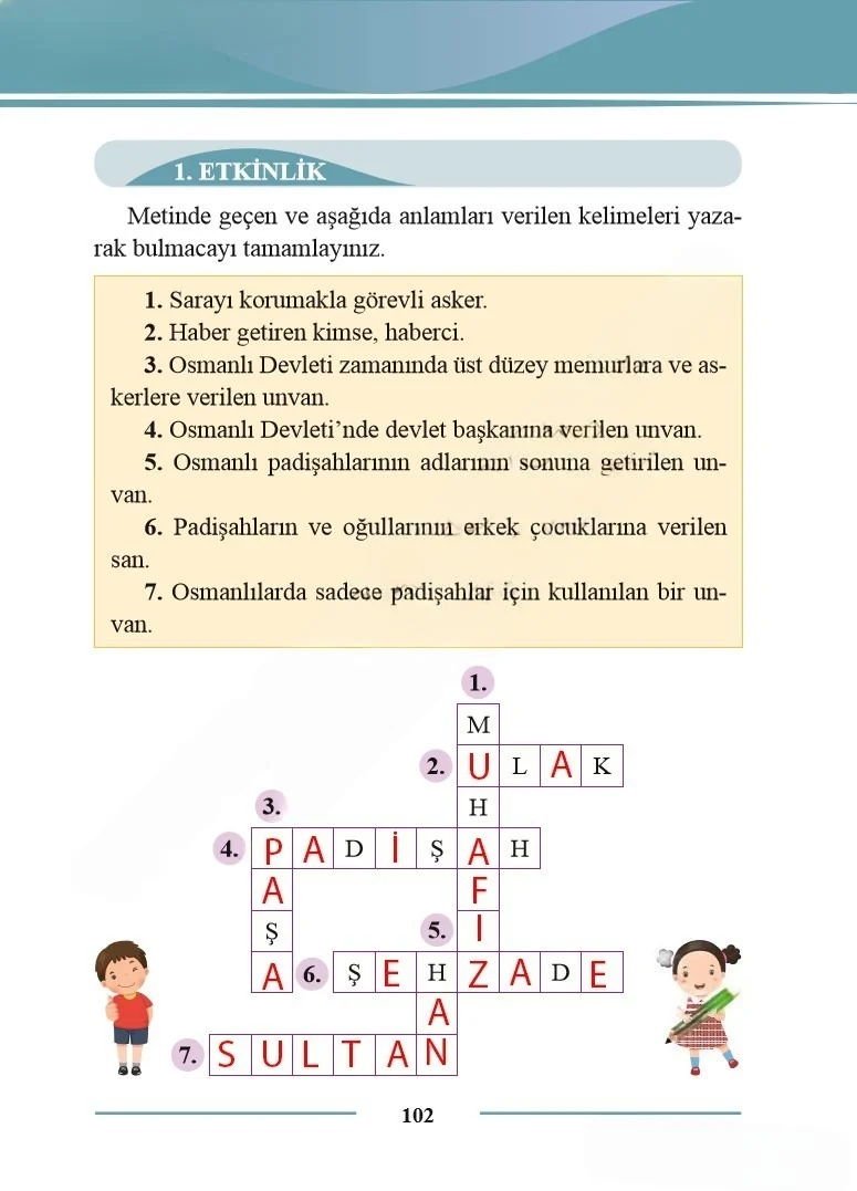 2. Sınıf Türkçe Ders Kitabı Cevapları Bilim ve Kültür Yayınları Sayfa 102 Çözüm Görseli