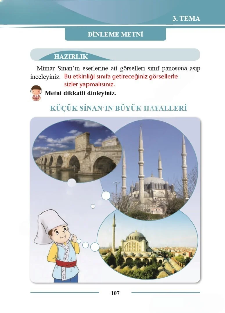 2. Sınıf Türkçe Ders Kitabı Cevapları Bilim ve Kültür Yayınları Sayfa 107 Çözüm Görseli