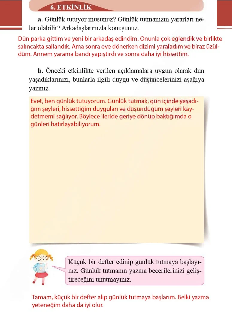 2. Sınıf Türkçe Ders Kitabı Cevapları Bilim ve Kültür Yayınları Sayfa 124 Çözüm Görseli