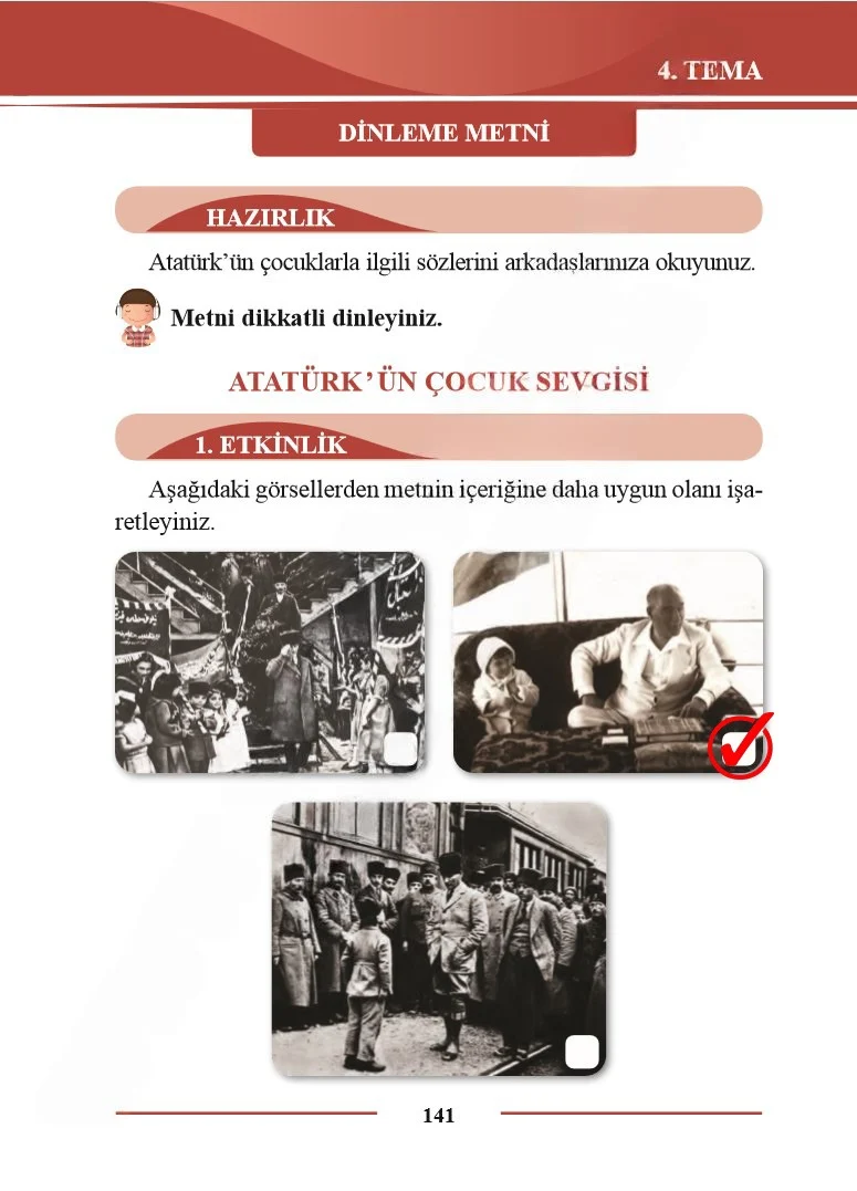 2. Sınıf Türkçe Ders Kitabı Cevapları Bilim ve Kültür Yayınları Sayfa 141 Çözüm Görseli