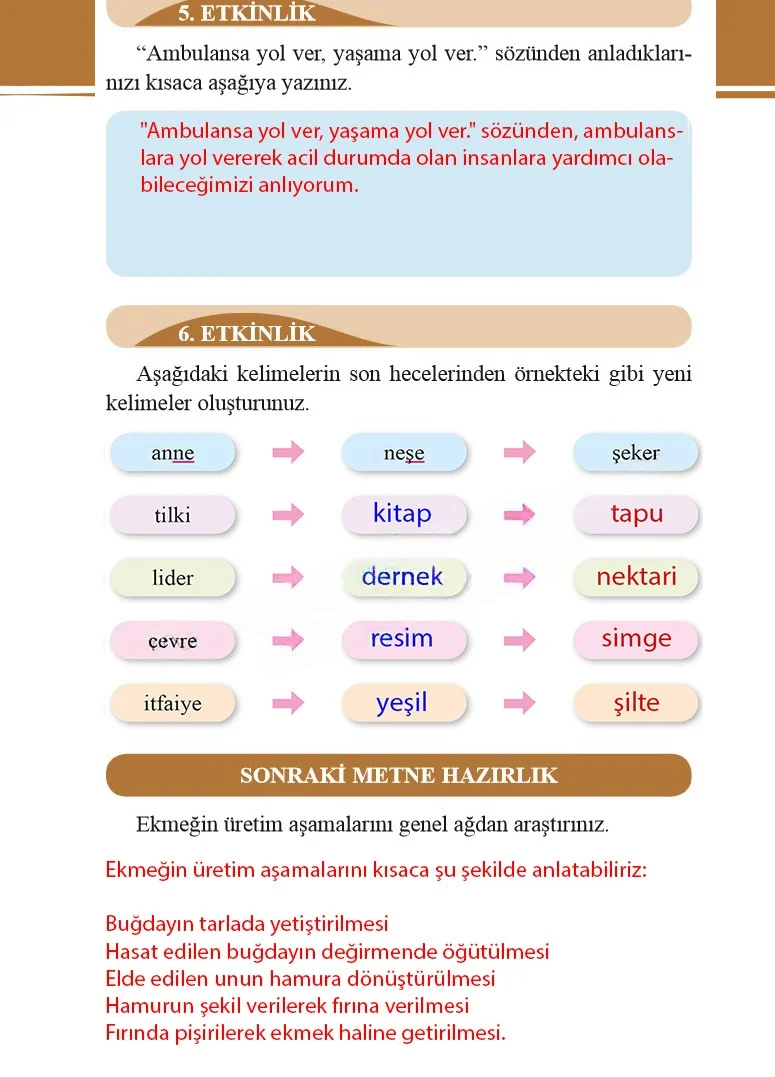 2. Sınıf Türkçe Ders Kitabı Cevapları Bilim ve Kültür Yayınları Sayfa 163 Çözüm Görseli