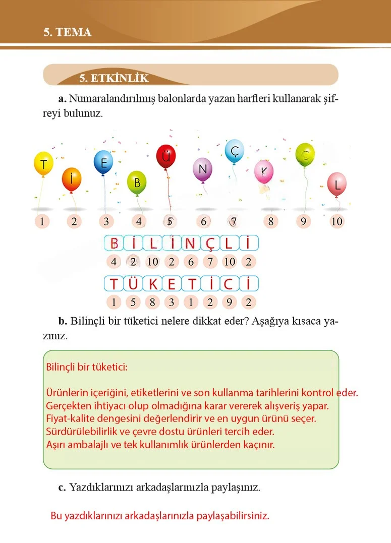 2. Sınıf Türkçe Ders Kitabı Cevapları Bilim ve Kültür Yayınları Sayfa 174 Çözüm Görseli