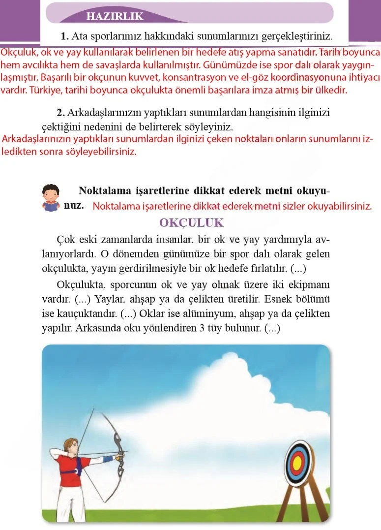 2. Sınıf Türkçe Ders Kitabı Cevapları Bilim ve Kültür Yayınları Sayfa 182 Çözüm Görseli