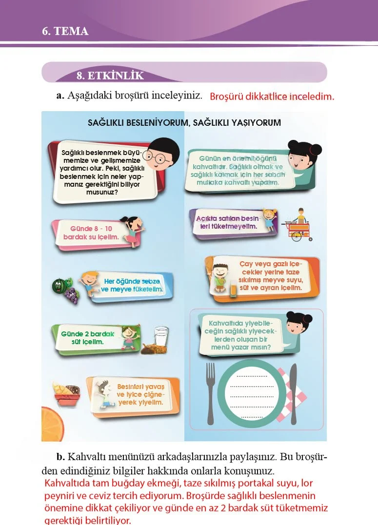 2. Sınıf Türkçe Ders Kitabı Cevapları Bilim ve Kültür Yayınları Sayfa 210 Çözüm Görseli