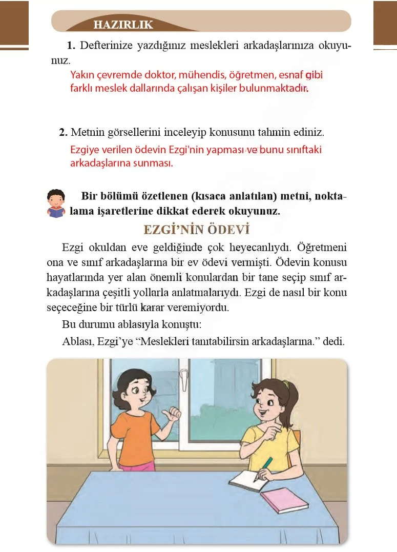 2. Sınıf Türkçe Ders Kitabı Cevapları Bilim ve Kültür Yayınları Sayfa 256 Çözüm Görseli