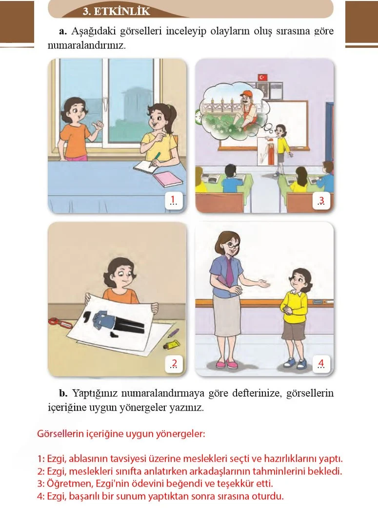 2. Sınıf Türkçe Ders Kitabı Cevapları Bilim ve Kültür Yayınları Sayfa 261 Çözüm Görseli