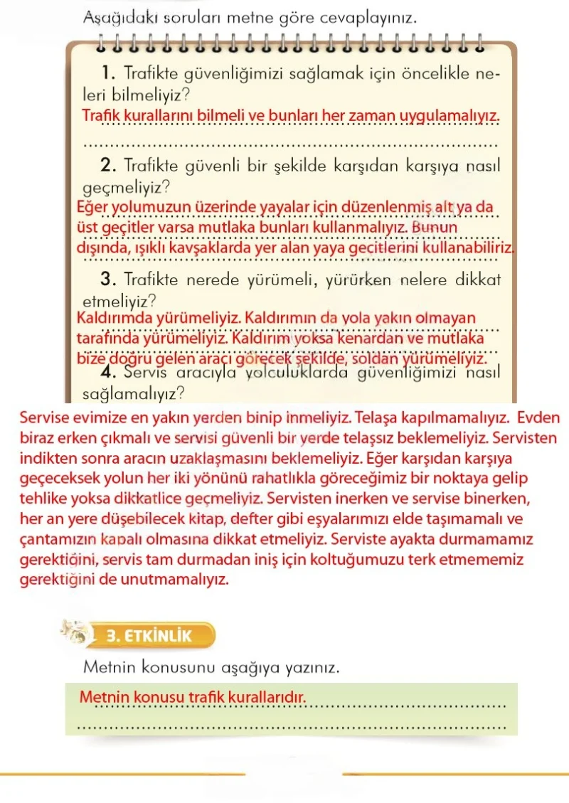2. Sınıf Türkçe Ders Kitabı Cevapları İlke Yayınları Sayfa 149 Çözüm Görseli