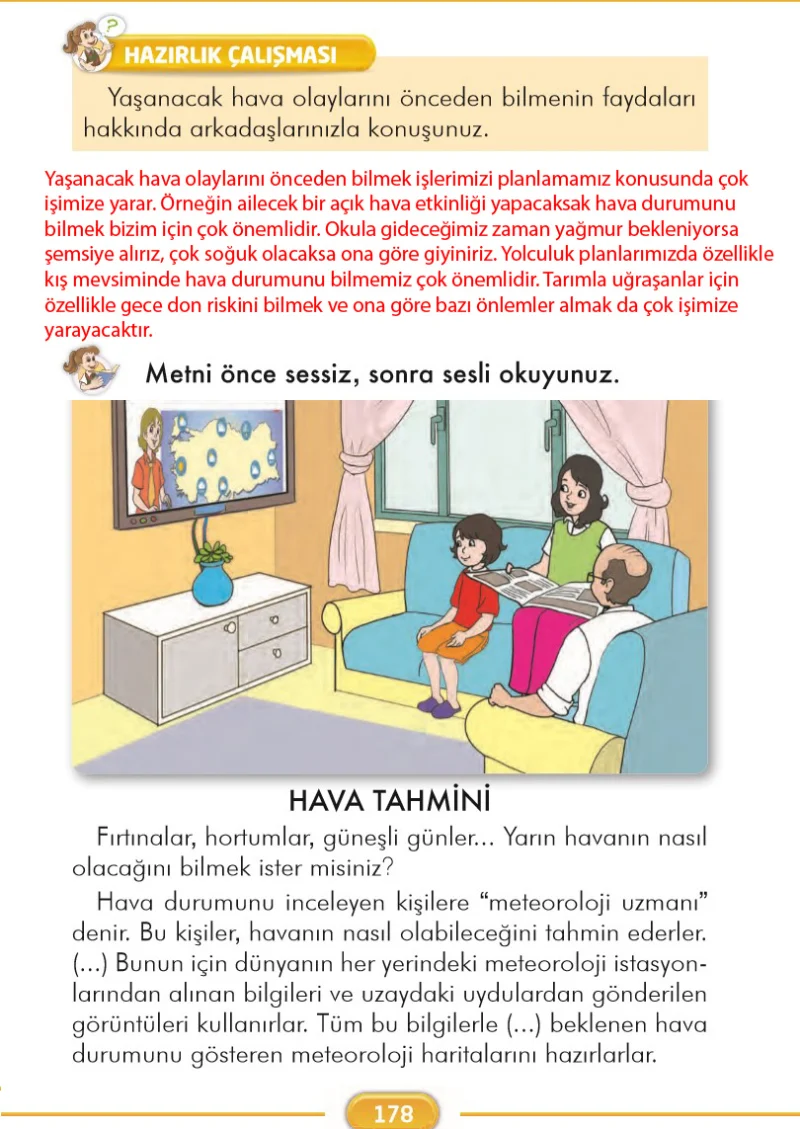 2. Sınıf Türkçe Ders Kitabı Cevapları İlke Yayınları Sayfa 178 Çözüm Görseli