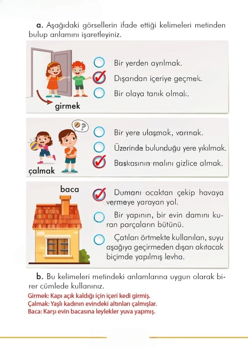 2. Sınıf Türkçe Ders Kitabı Cevapları İlke Yayınları Sayfa 201 Çözüm Görseli