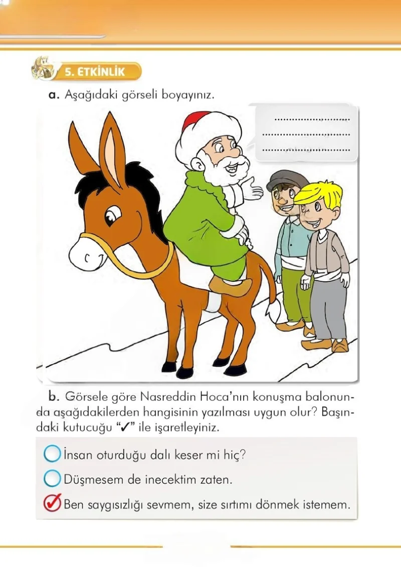 2. Sınıf Türkçe Ders Kitabı Cevapları İlke Yayınları Sayfa 204 Çözüm Görseli