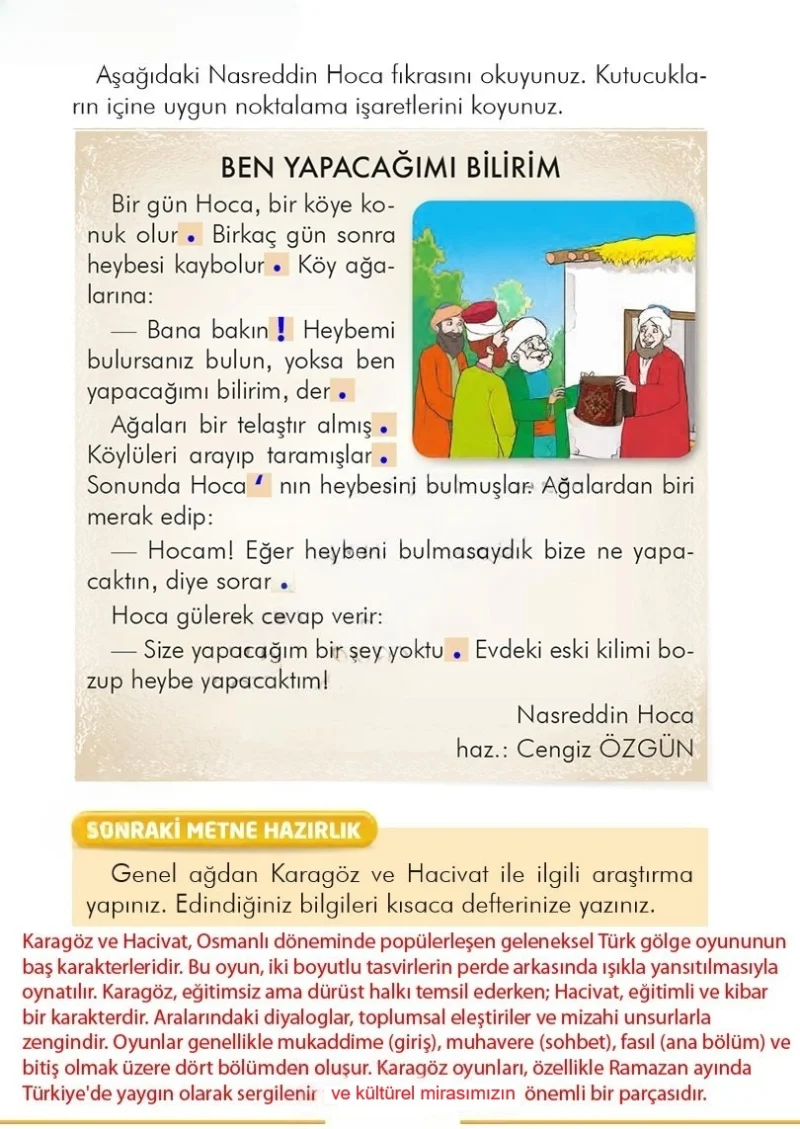 2. Sınıf Türkçe Ders Kitabı Cevapları İlke Yayınları Sayfa 206 Çözüm Görseli