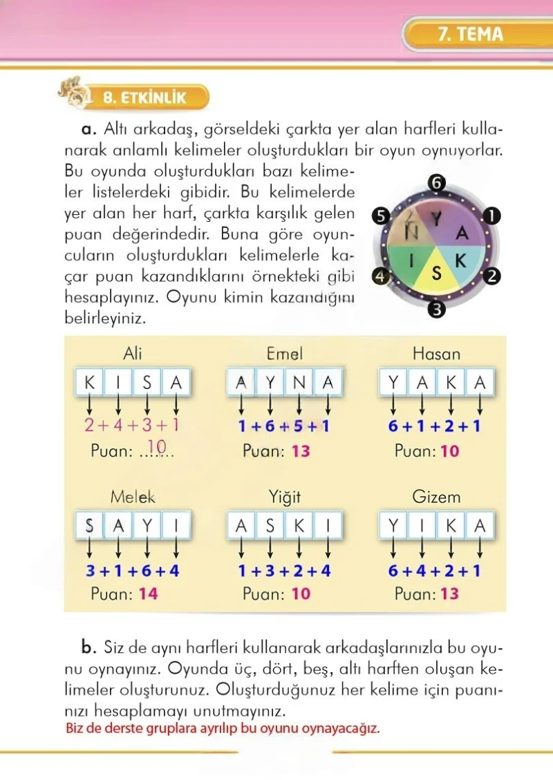 2. Sınıf Türkçe Ders Kitabı Cevapları İlke Yayınları Sayfa 245 Çözüm Görseli