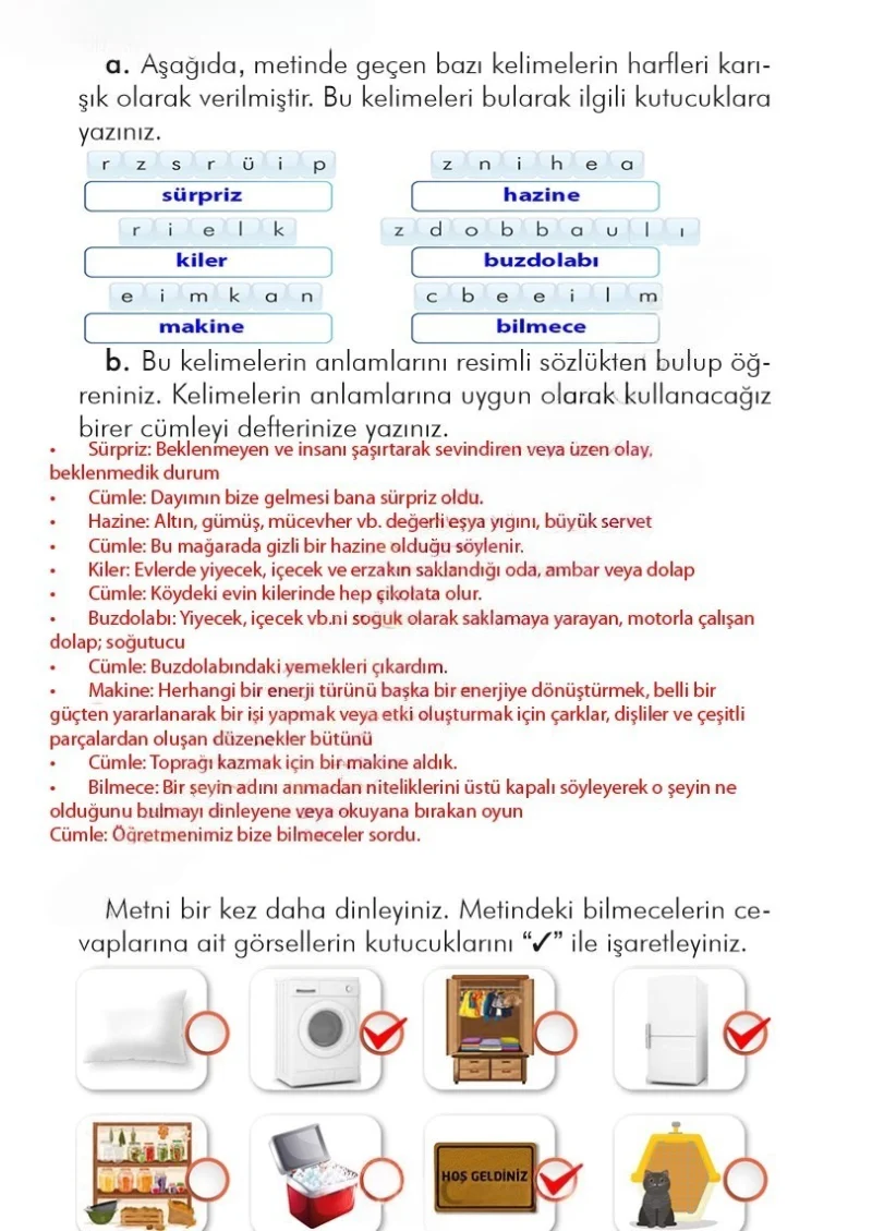 2. Sınıf Türkçe Ders Kitabı Cevapları İlke Yayınları Sayfa 260 Çözüm Görseli
