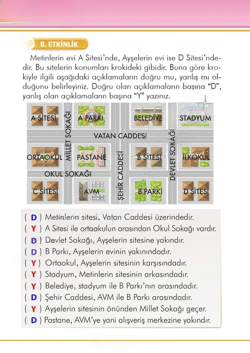 2. Sınıf Türkçe Ders Kitabı Cevapları İlke Yayınları Sayfa 264 Çözüm Görseli