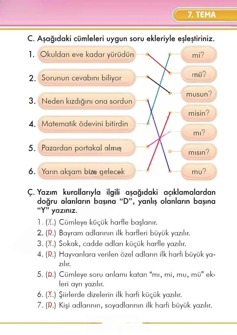 2. Sınıf Türkçe Ders Kitabı Cevapları İlke Yayınları Sayfa 269 Çözüm Görseli