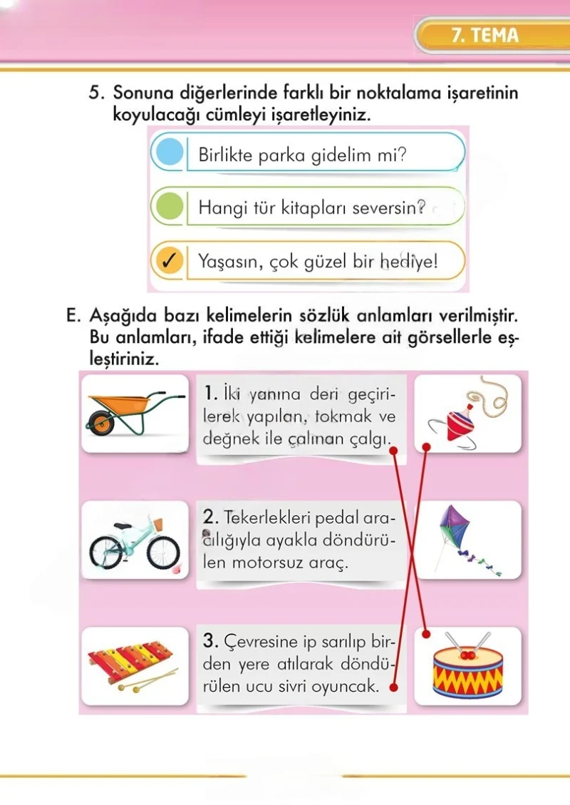 2. Sınıf Türkçe Ders Kitabı Cevapları İlke Yayınları Sayfa 271 Çözüm Görseli