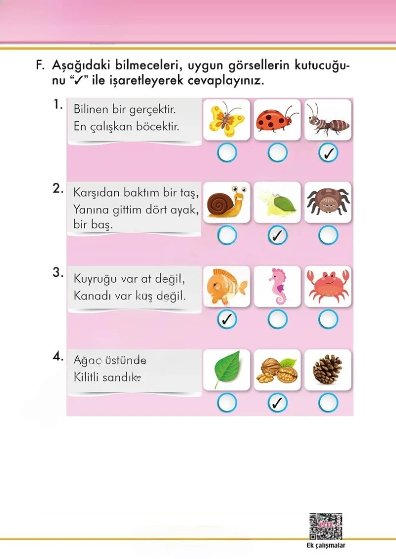2. Sınıf Türkçe Ders Kitabı Cevapları İlke Yayınları Sayfa 272 Çözüm Görseli