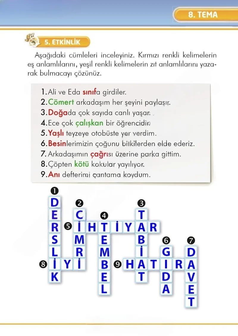 2. Sınıf Türkçe Ders Kitabı Cevapları İlke Yayınları Sayfa 299 Çözüm Görseli