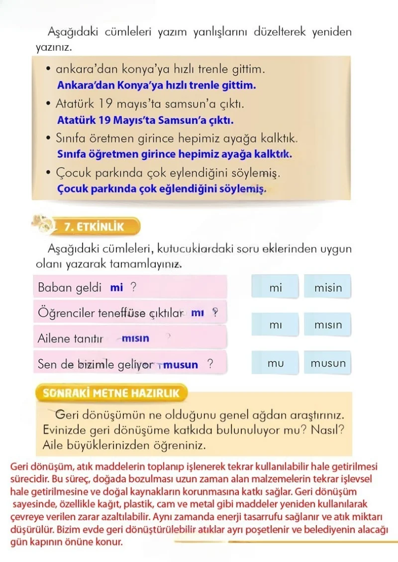 2. Sınıf Türkçe Ders Kitabı Cevapları İlke Yayınları Sayfa 300 Çözüm Görseli