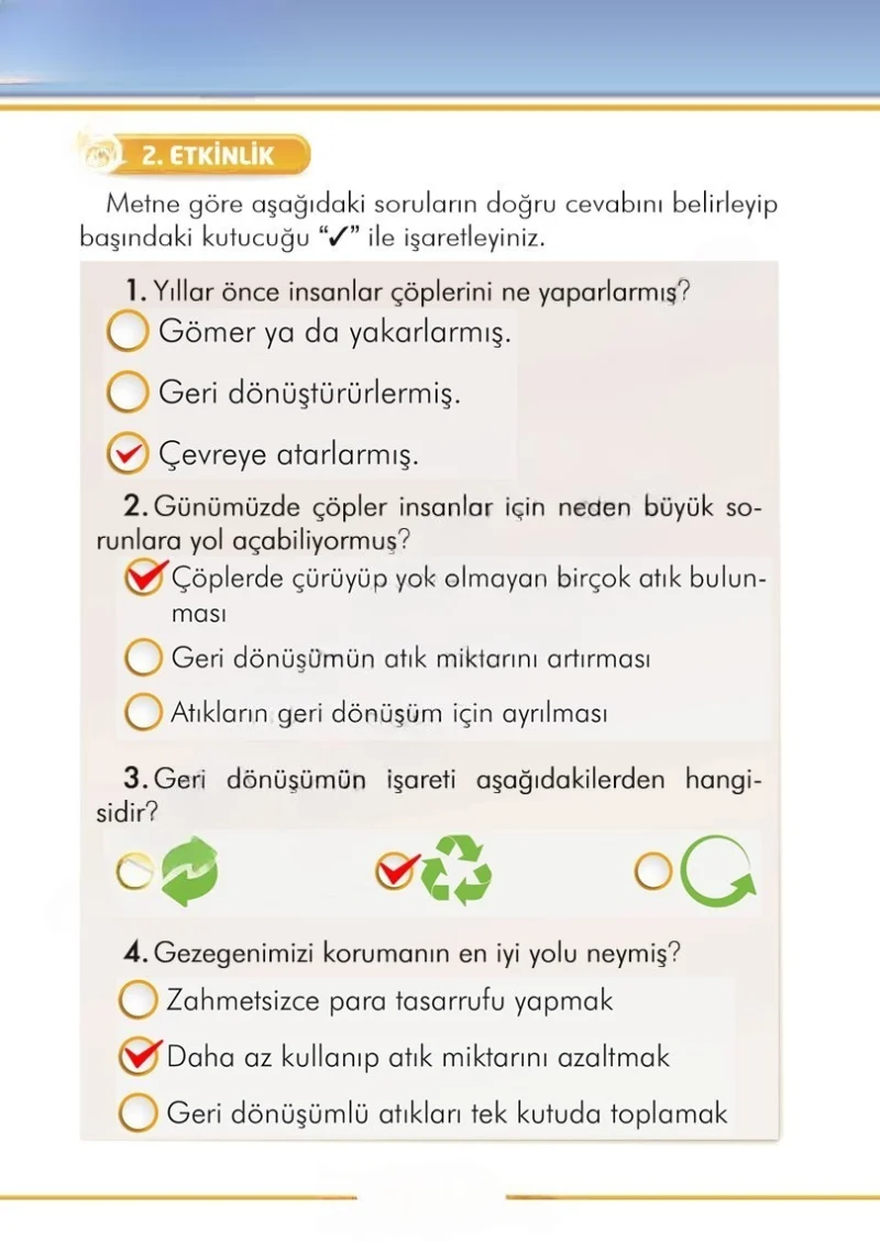 2. Sınıf Türkçe Ders Kitabı Cevapları İlke Yayınları Sayfa 302 Çözüm Görseli