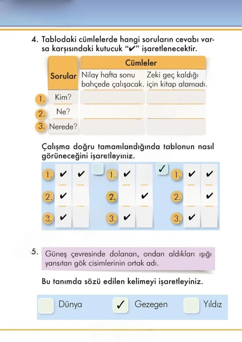 2. Sınıf Türkçe Ders Kitabı Cevapları İlke Yayınları Sayfa 310 Çözüm Görseli