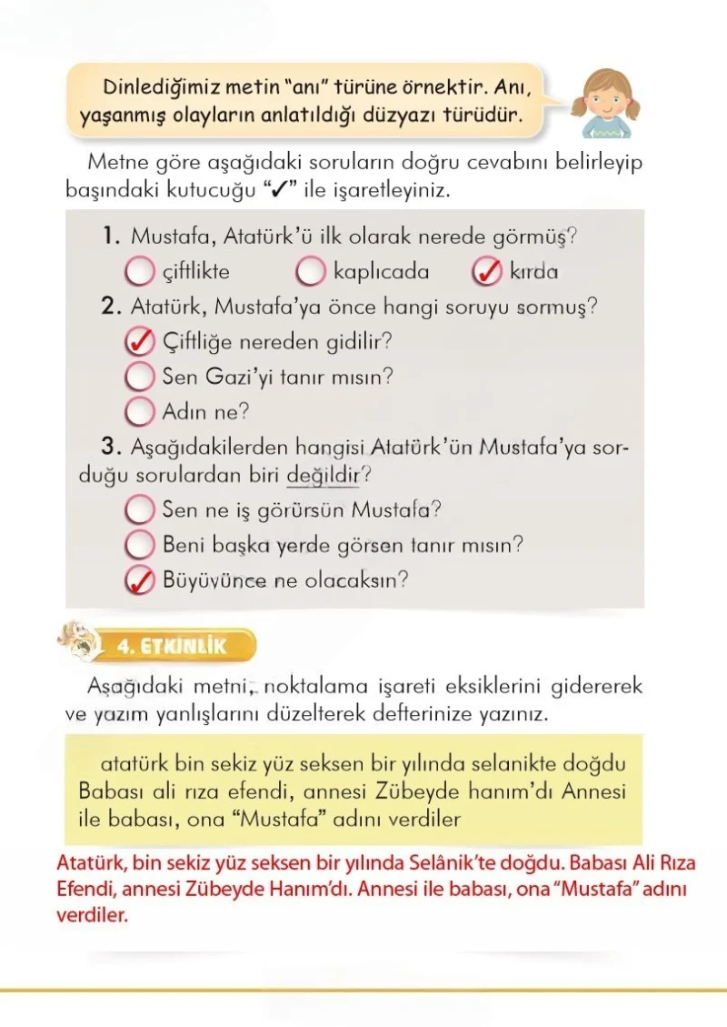 2. Sınıf Türkçe Ders Kitabı Cevapları İlke Yayınları Sayfa 78 Çözüm Görseli