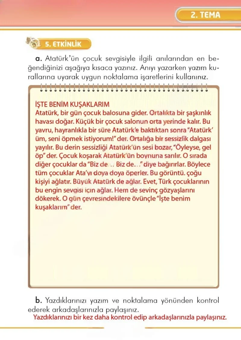 2. Sınıf Türkçe Ders Kitabı Cevapları İlke Yayınları Sayfa 79 Çözüm Görseli
