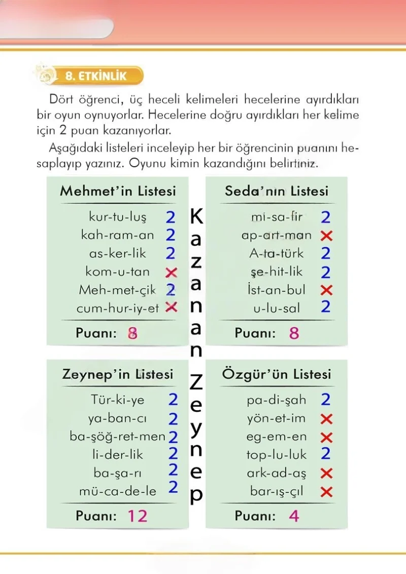 2. Sınıf Türkçe Ders Kitabı Cevapları İlke Yayınları Sayfa 82 Çözüm Görseli