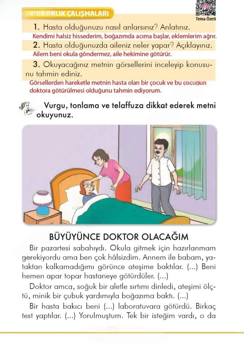 2. Sınıf Türkçe Ders Kitabı Cevapları İlke Yayınları Sayfa 90 Çözüm Görseli