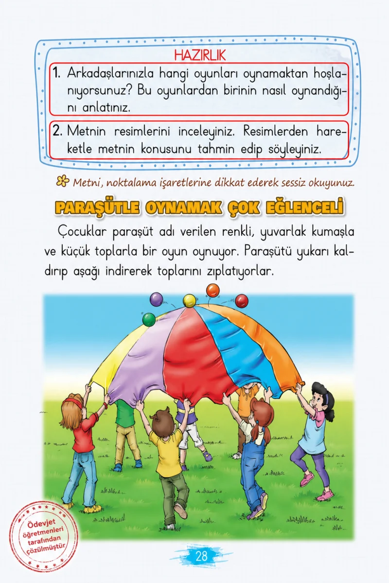 2. Sınıf Türkçe Ders Kitabı Cevapları Koza Yayınları Sayfa 28 Çözüm Görseli