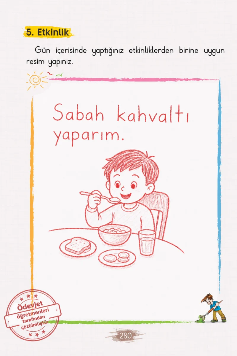 2. Sınıf Türkçe Ders Kitabı Cevapları Koza Yayınları Sayfa 280 Çözüm Görseli