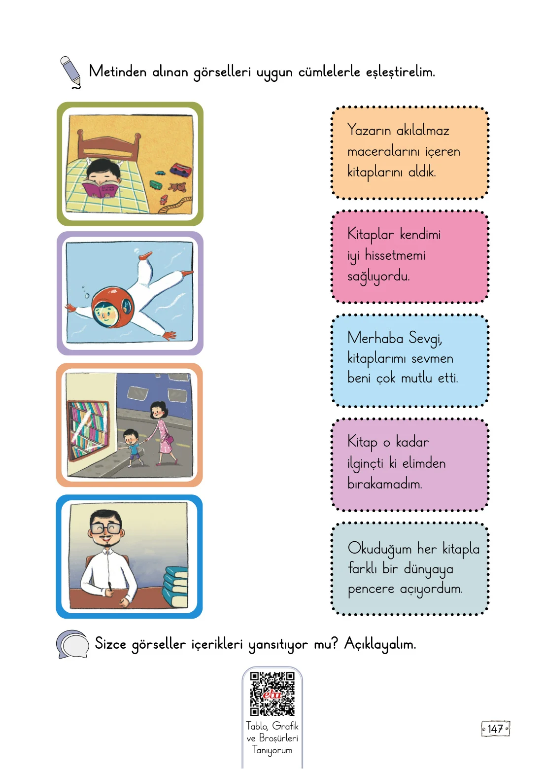 2. Sınıf Türkçe Ders Kitabı Cevapları Meb Yayınları 1. Kitap Sayfa 147