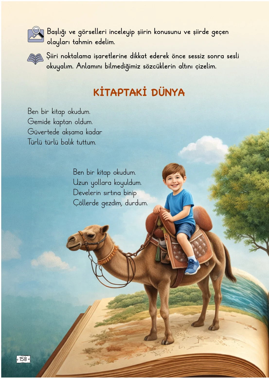 2. Sınıf Türkçe Ders Kitabı Cevapları Meb Yayınları 1. Kitap Sayfa 158