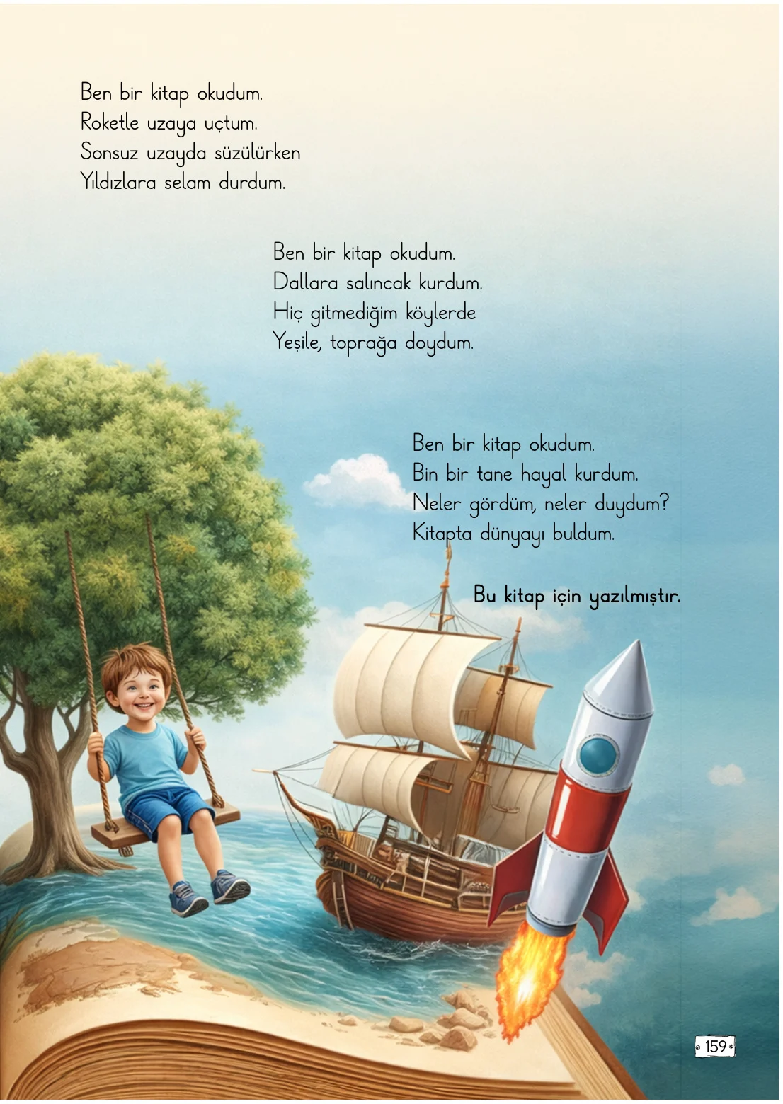 2. Sınıf Türkçe Ders Kitabı Cevapları Meb Yayınları 1. Kitap Sayfa 159