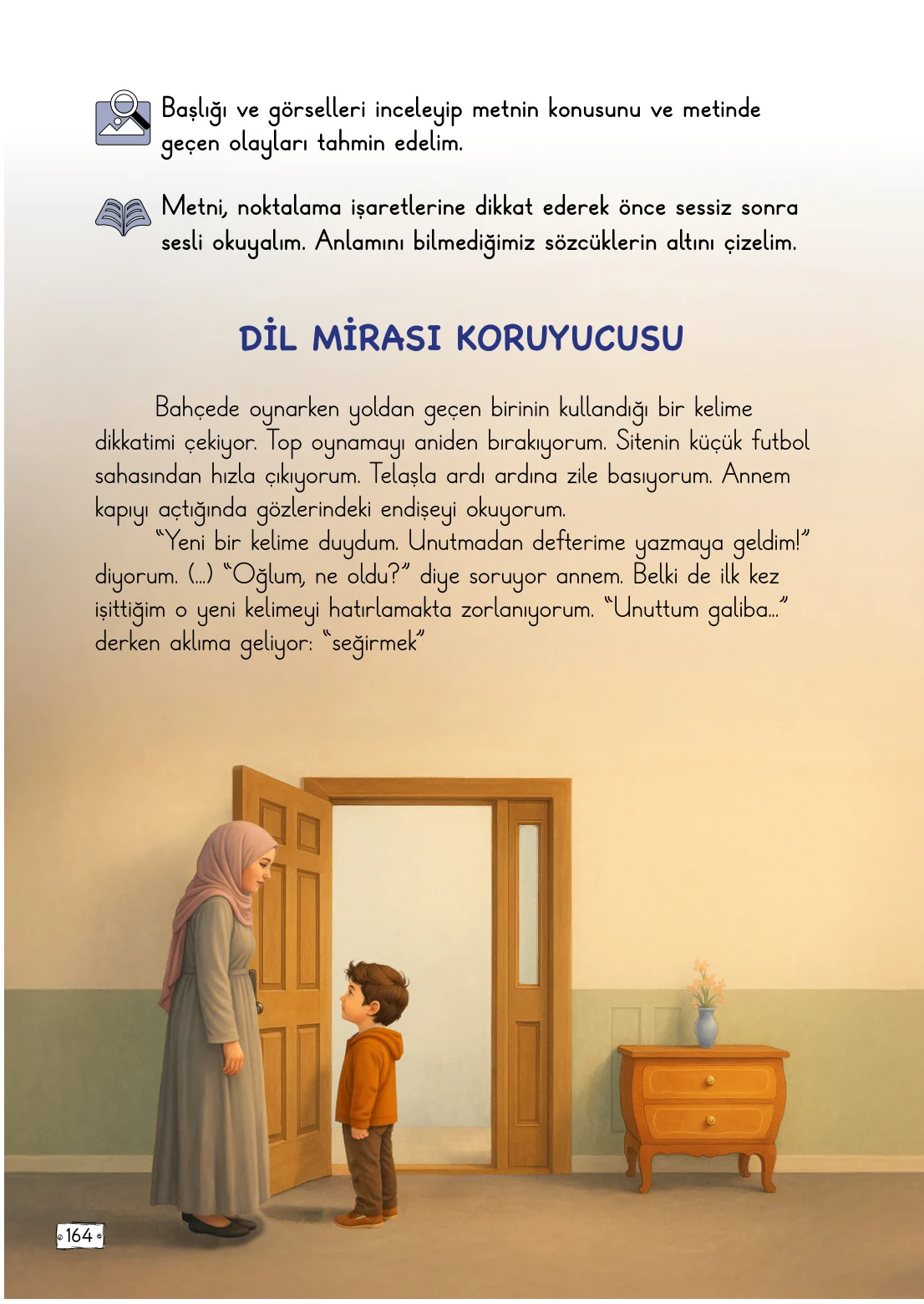 2. Sınıf Türkçe Ders Kitabı Cevapları Meb Yayınları 1. Kitap Sayfa 164