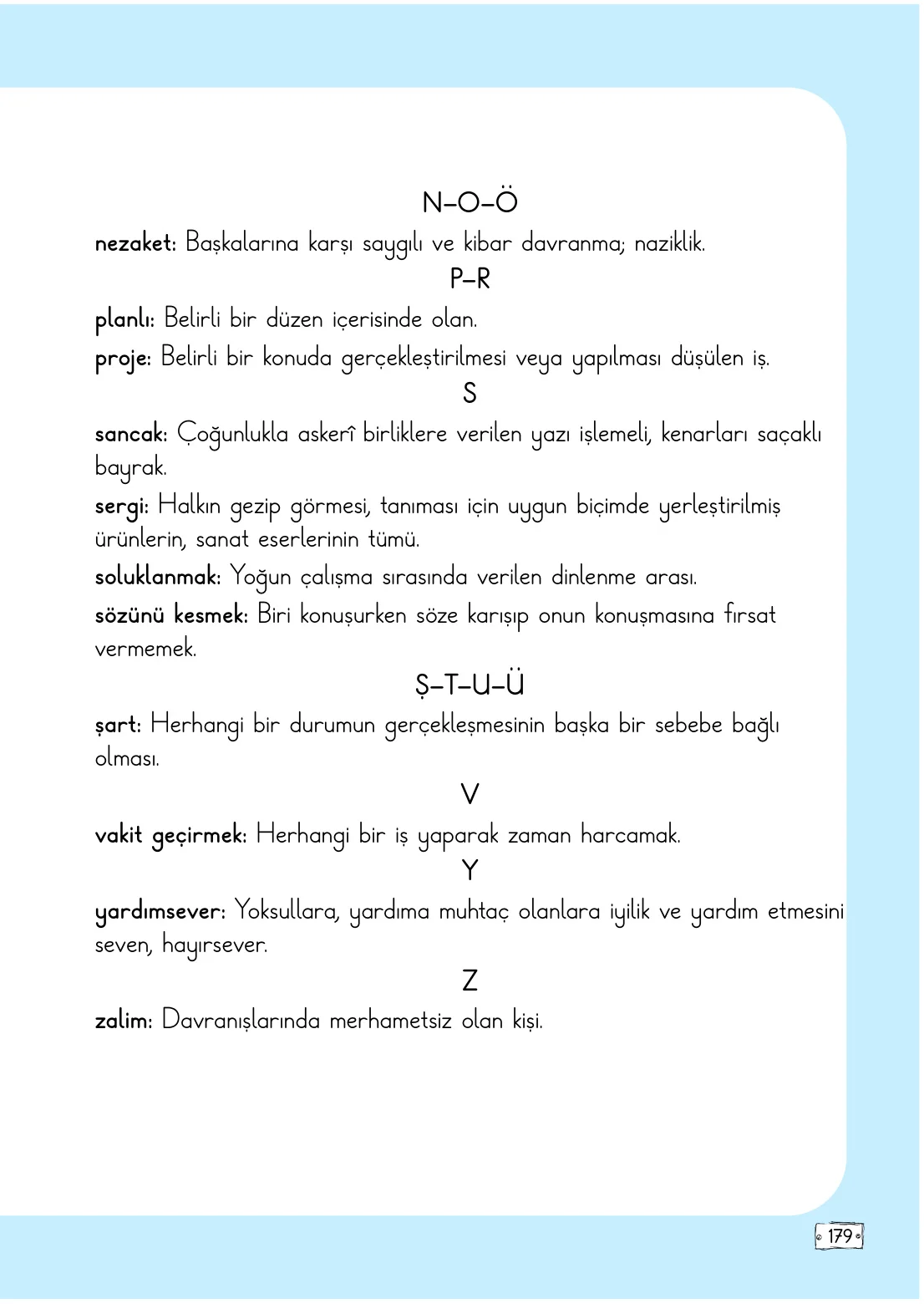 2. Sınıf Türkçe Ders Kitabı Cevapları Meb Yayınları 1. Kitap Sayfa 179
